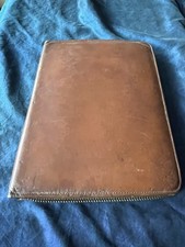 Vintage brown leather for sale  MAYFIELD