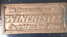 Vintage brass sign for sale  WORCESTER
