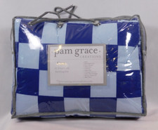 Conjunto de roupa de cama para berço Pam Grace Cars 13 peças azul escuro/azul claro padrão quadriculado, usado comprar usado  Enviando para Brazil