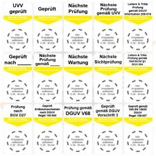 Usado, Grundplaketten Plakette Unterlage Prüfplakette UV-Beständig 15 Versionen comprar usado  Enviando para Brazil