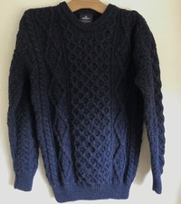 Navy blue aran for sale  ASHTON-UNDER-LYNE