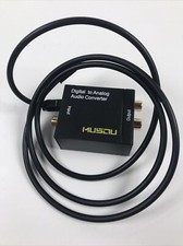 Adaptador conversor de áudio RCA coaxial óptico digital Musou comprar usado  Enviando para Brazil