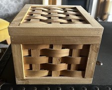 Wooden storage box. for sale  SALE