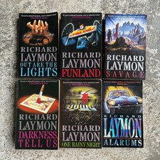 Richard Laymon Vintage Brochura 6x Pacote de Livro Manchete Terror Ficção Funland, usado comprar usado  Enviando para Brazil