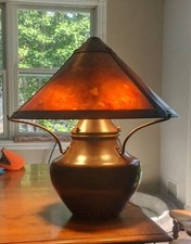 Mica Lamp Company Cobre Martelado Missão Artesão Estilo Schachtner - RARO comprar usado  Enviando para Brazil