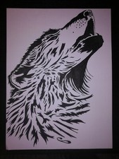 Dessin encre loup d'occasion  Quincy-Voisins