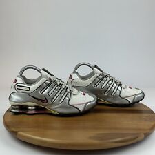 Usado, Tênis de corrida esportivo feminino Nike Shox NZ SL branco prata tamanho 7 M excelente estado usado comprar usado  Enviando para Brazil