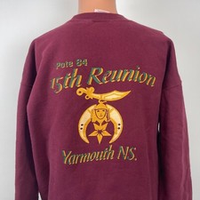 Moletom Pote 84 15th Yarmouth Nova Escócia 15th Reunion gola redonda vintage 1999 GG comprar usado  Enviando para Brazil