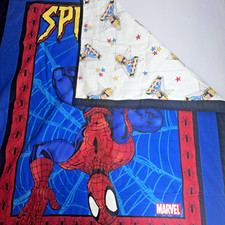Tapeçaria colcha dupla face vintage Spiderman e Max Headroom (1987) anos 80, Y2K comprar usado  Enviando para Brazil