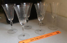 Set stemmed clear for sale  Adrian