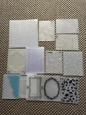 Pcs embossing folders for sale  BRISTOL