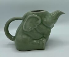 Elephant teapot celadon for sale  Weatherford