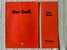 Prospekt preisliste golf gebraucht kaufen  Windeck