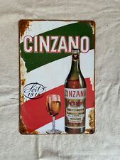 Insegna metallo cinzano usato  Settingiano