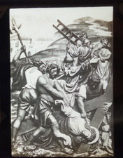 Lanterna mágica antiga slide religião cristã Jesus estação da cruz comprar usado  Enviando para Brazil