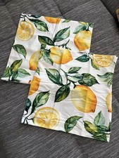 Kissenbezüge 45x45 zitronen gebraucht kaufen  Hamburg