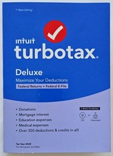 2020 turbotax deluxe for sale  Seattle