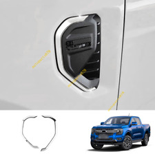 2 peças para Ford Ranger 2024 2025 cromado ABS placa lateral externa emblema decoração acabamento comprar usado  Enviando para Brazil