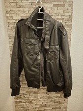 Lederjacke dunkelbraun gangste gebraucht kaufen  Potsdam