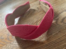 Pink raffia headband for sale  WINCHESTER