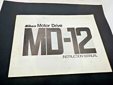 Original instruction manual for sale  UK