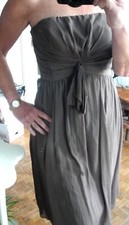 Robe bustier soie d'occasion  Rouxmesnil-Bouteilles