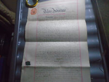 Documento de contrato antiguo Louth Lincs 1882 John y Elizabeth Bourne segunda mano  Embacar hacia Mexico