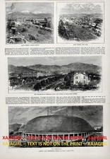 Mormons Salt Lake City Utah, Bingham Young, grandes impresiones antiguas de la década de 1870 y artículo segunda mano  Embacar hacia Mexico