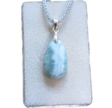 Larimar cabochon anhänger gebraucht kaufen  Ering