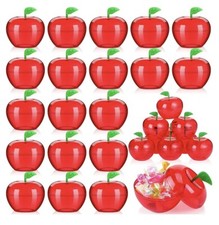 50 peças recipiente plástico Apple festa favores professores sala de aula festa comprar usado  Enviando para Brazil