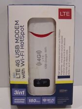 Módem USB 3 en 1 inalámbrico LTE 4G con punto de acceso Wi-Fi segunda mano  Embacar hacia Mexico