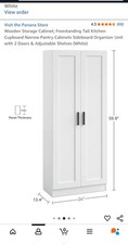 Wooden cabinet freestanding for sale  YEOVIL