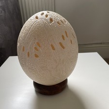 Calved ostrich egg for sale  LLANDOVERY