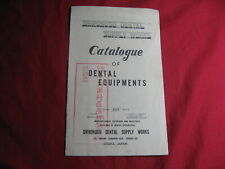 VENDA! Folheto japonês catálogo de equipamentos odontológicos cadeira compressor de ar década de 1960, usado comprar usado  Enviando para Brazil