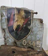 BOMBARDEIRO JU88 ALEMÃO JUNKERS SEGUNDA GUERRA MUNDIAL, PAINEL DE METAL RELÍQUIA BATALHA DA GRÃ-BRETANHA  comprar usado  Enviando para Brazil