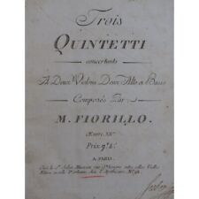 Fiorillo federigo quintetti d'occasion  Blois