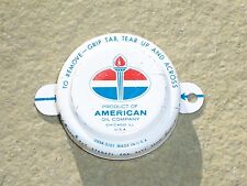  Antiga tampa de garrafa de barril de óleo americana posto de gasolina lata publicidade rara, usado comprar usado  Enviando para Brazil