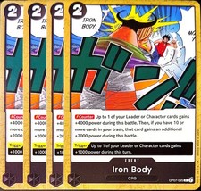 One Piece TCG - 4er Playset - OP07-095 Iron Body C/EN/NM comprar usado  Enviando para Brazil