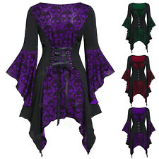 Fantasia cosplay feminina renascentista vintage gótica fantasia bruxa Halloween  comprar usado  Enviando para Brazil