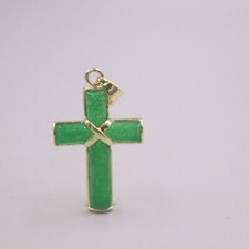Elegante pendente croce usato  Milazzo