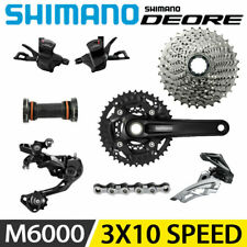 Juego de bielas de cadena Shimano Deore M6000 3x10 velocidades MTB MT500 HG54 segunda mano  Embacar hacia Argentina