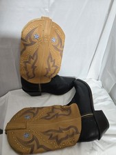 Botas de caubói masculinas de couro de rodeio ocidental Durango Flame Star RD5116 tamanho 6,5 M, usado comprar usado  Enviando para Brazil