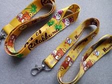 Rilakkuma bear lanyard for sale  MARCH