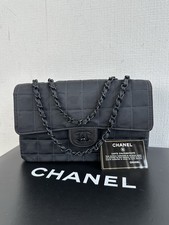 Bolsa com aba Chanel preta de náilon Travel Line clássica comprar usado  Enviando para Brazil