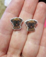 Pug earrings dog for sale  Kennerdell