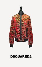 Używany, DSQUARED2 _ MADE IN ITALY _ RARE _ 2017 PRE-SPRING _ LEOPARD BOMBER JACKET na sprzedaż  PL