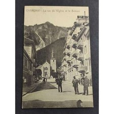 Cartolina chamonix rue usato  Alessandria
