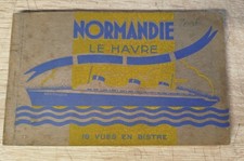 Paquebot normandie carnet d'occasion  Duclair