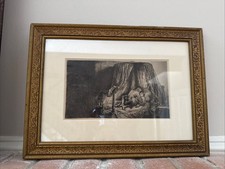 Rembrandt etching french for sale  Crofton