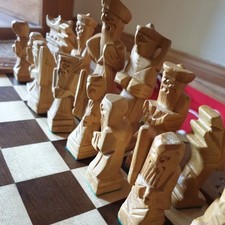 Großes uraltes schachspiel gebraucht kaufen  Bergfelde